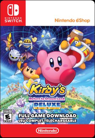 KIRBY S RETURN TO DREAM LAND DELUXE - NINTENDO SWITCH [DIGITAL CODE]