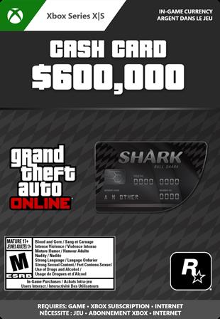 GTA Online: Bull Shark Cash Card - Xbox Series X/S - [Digital Code]