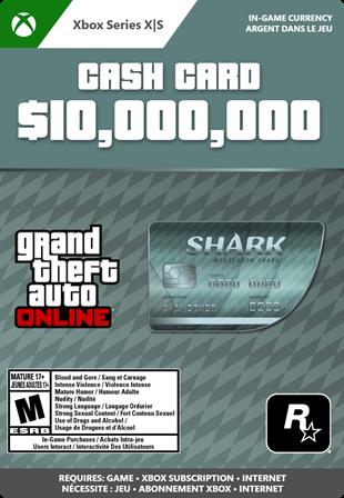 GTA Online: Megalodon Shark Cash Card - Xbox Series X/S - [Digital Code]