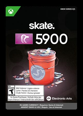 SKATE: 5900 SV Bucks - Xbox Series X/S [Digital Code]