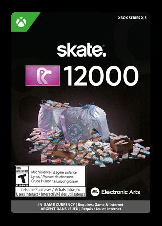 SKATE: 12000 SV Bucks - Xbox Series X/S [Digital Code]