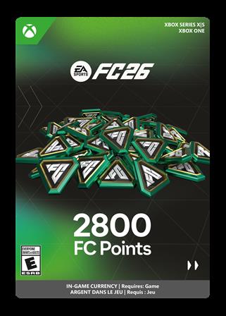 EA SPORTS FC 26 - FC POINTS 2800 - Xbox Series X/S and Xbox One [Digital Code]