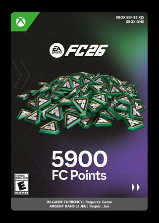EA SPORTS FC 26 - FC POINTS 5900 - Xbox Series X/S and Xbox One [Digital Code]