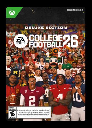 COLLEGE FOOTBALL 26 - Deluxe Edition [Digital Code]
