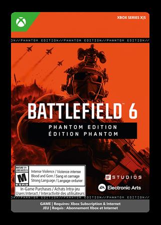 BATTLEFIELD 6: PHANTOM EDITION - Xbox Series X/S [Digital Code]