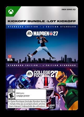 COLLEGE FOOTBALL 27 - KICKOFF BUNDLE - Xbox Series X/S [Digital Code]